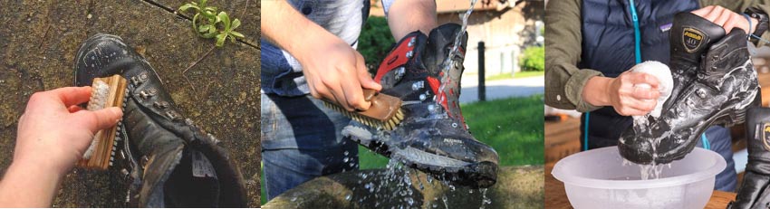 method for waterproofing hiking boots