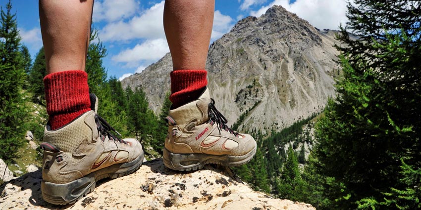 mid-cut hiking boots